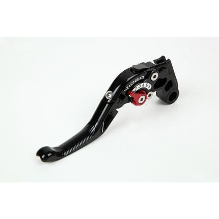 可倒式アジャストショートブレーキレバー左側 ブラック RIDEA（リデア） マグザム（MAXAM）10〜12年
