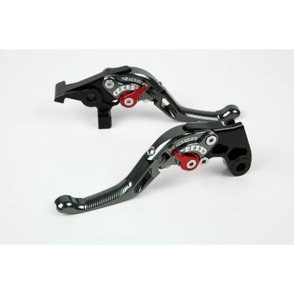 可倒式アジャストショートレバー ブレーキレバー左右セット チタン RIDEA（リデア） マグザム（MAXAM）10〜12年