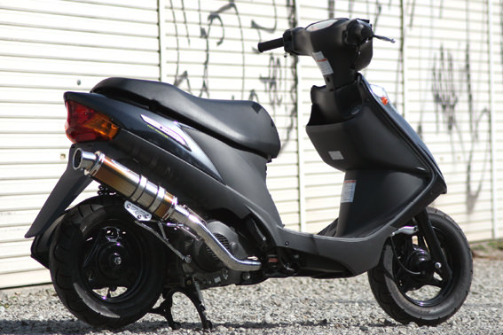 Blink（ブリンク）チタンマフラー リアライズレーシング（RealizeRacing） アドレスV125（ADDRESS）CF46A