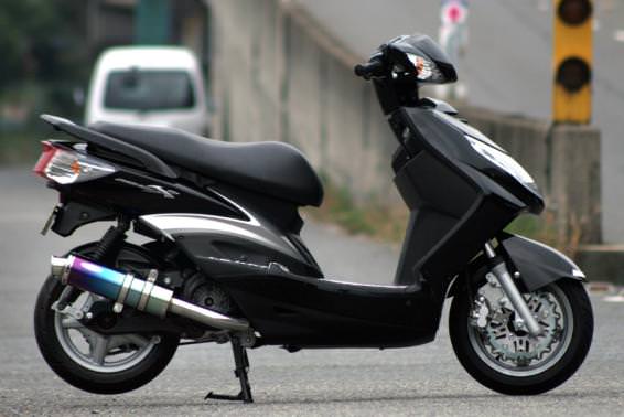 22Racing チタンマフラー リアライズレーシング（RealizeRacing） シグナスX（CYGNUS-X）O2センサー非装着モデル