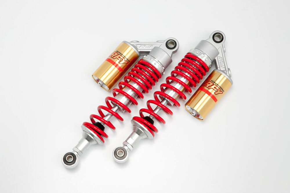 ロングスイングアーム用レッド/ゴールドリアショック RFY（アールエフワイ） モンキー（MONKEY）/ゴリラ