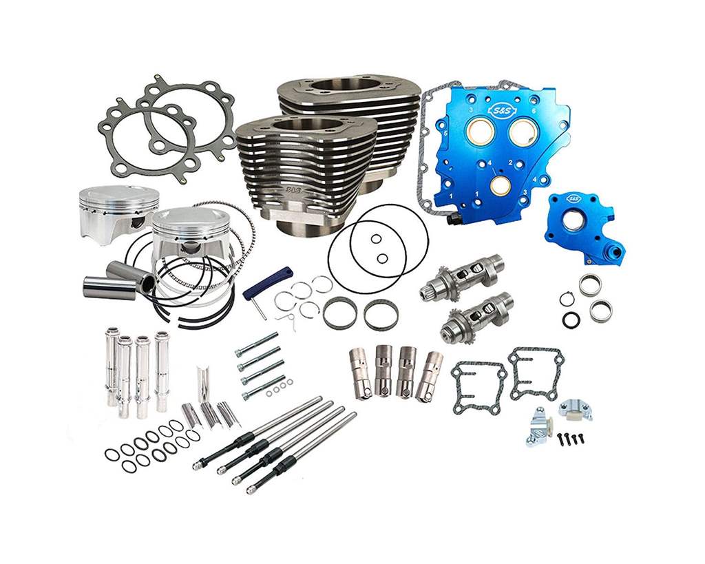 パワーパッケージキット 585CE 07-17yビッグツイン ブラック（021643） S＆S（エスアンドエス）