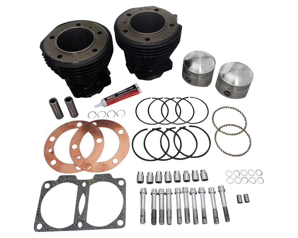 シリンダー&ピストンキット 74"ローコンプ 66-84y ショベル（013170） S＆S（エスアンドエス）