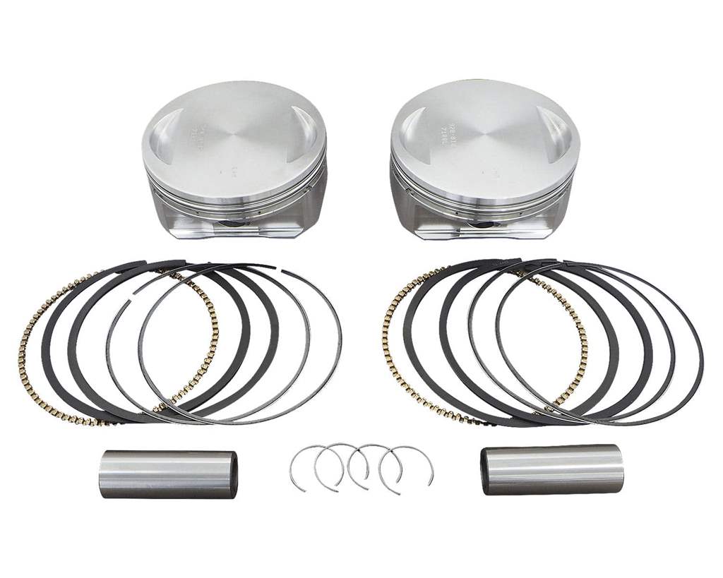 4.425" 鍛造ピストンキット T143シリーズ +.020"（024985） S＆S（エスアンドエス）