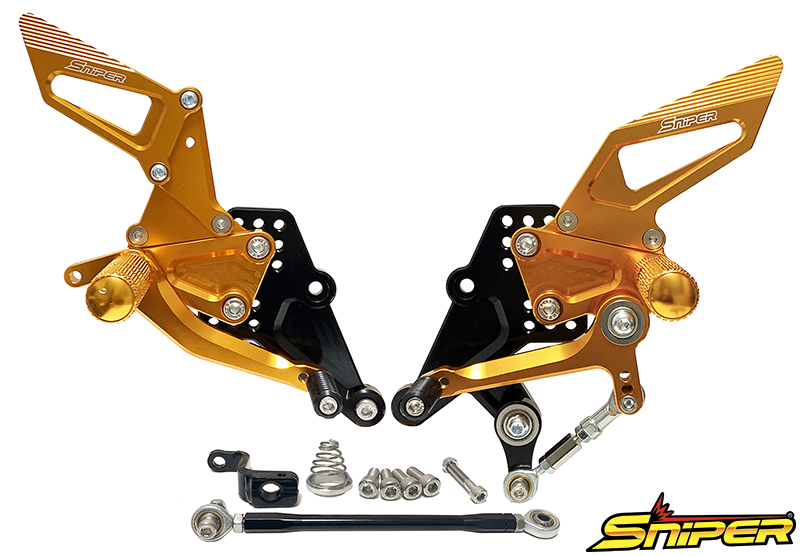 バックステップ ゴールド ABS対応3ポジション＋ レーシング用6ポジション SNIPER（スナイパー） CBR250RR（MC51）