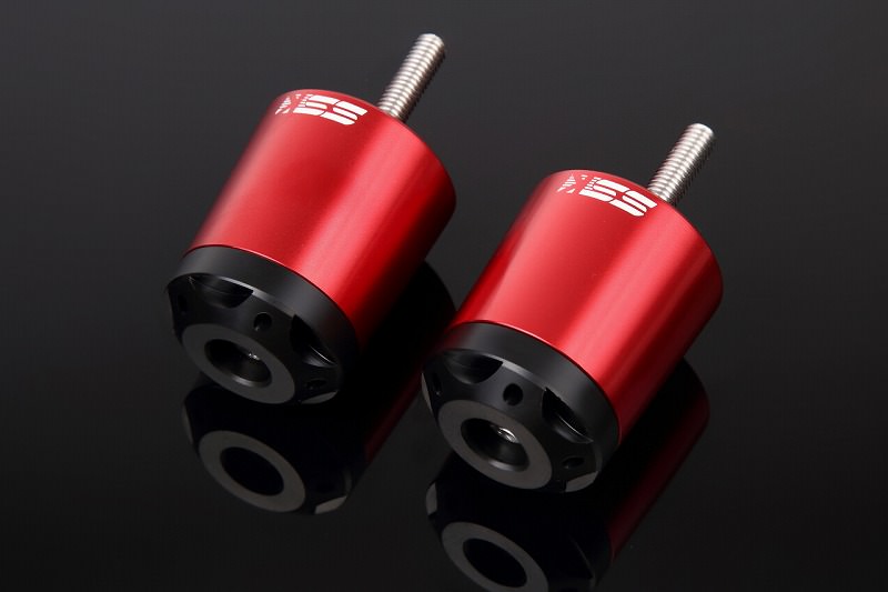 アルミハンドルバーエンド レッド SSK SPEEDRA（スピードラ） GSX1300R（隼）1999〜2020年