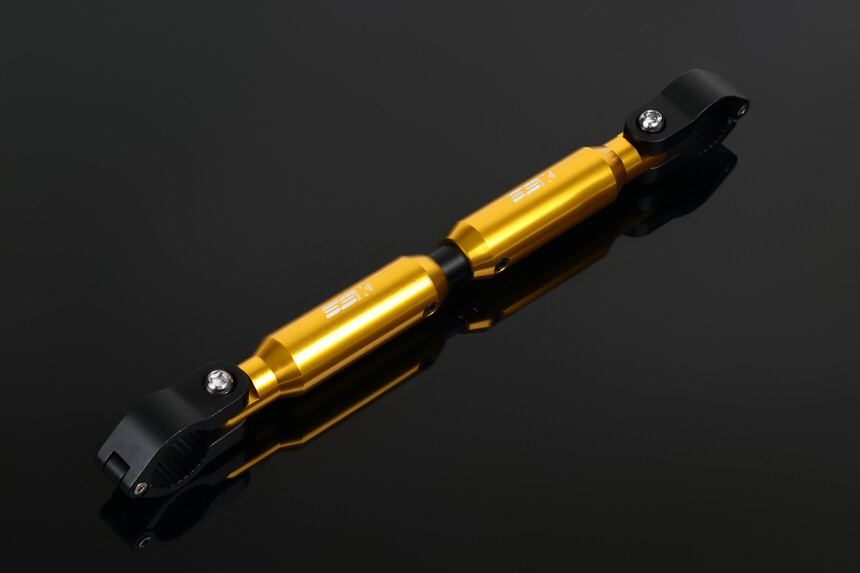 アジャスタブルハンドルブレース 225mm-330mm クランプブラック/ゴールドセンターバー SSK SPEEDRA（スピードラ）