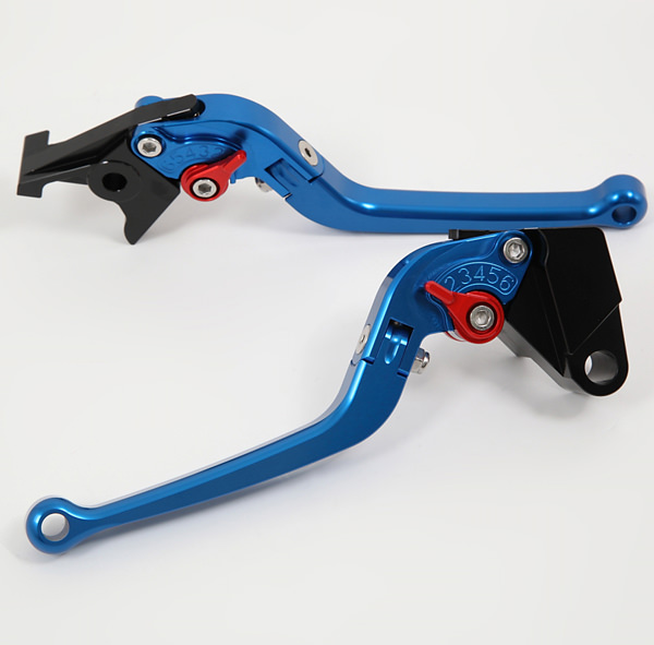可倒式アジャストレバー ブレーキレバー&クラッチレバーセット ブルー SSK SPEEDRA（スピードラ） CBR400R（13年）