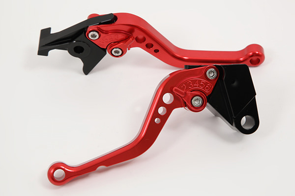 ショートアジャストレバー クラッチ&ブレーキセット レッド SSK SPEEDRA（スピードラ） Z800（13年）
