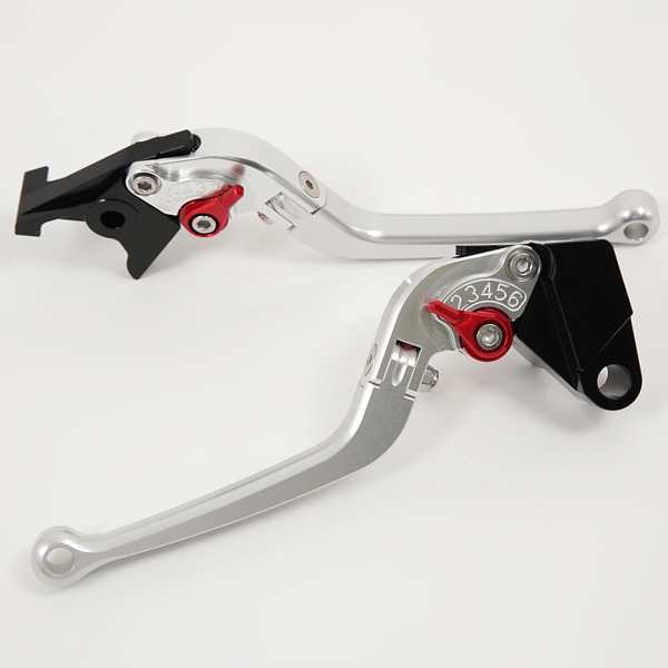 可倒式アジャストレバー ブレーキレバー&クラッチレバーセット シルバー SSK SPEEDRA（スピードラ） GSX-R1000（05〜06年）