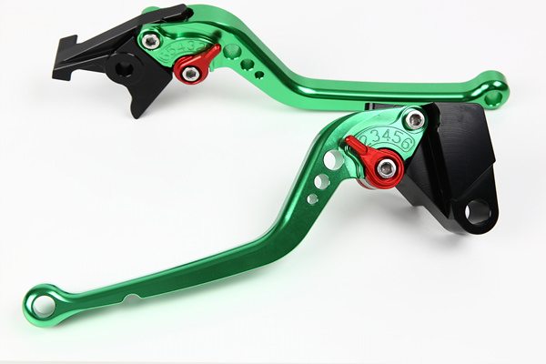 アジャストレバー クラッチ&ブレーキセット グリーン SSK SPEEDRA（スピードラ） GSX-R1000（05〜06年）