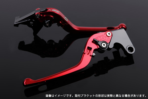 可倒式アジャストレバー 3Dタイプ クラッチレバー＆ブレーキレバーセット レッド SSK SPEEDRA（スピードラ） TRIUMPH Street Twinストリートツイン（16年）