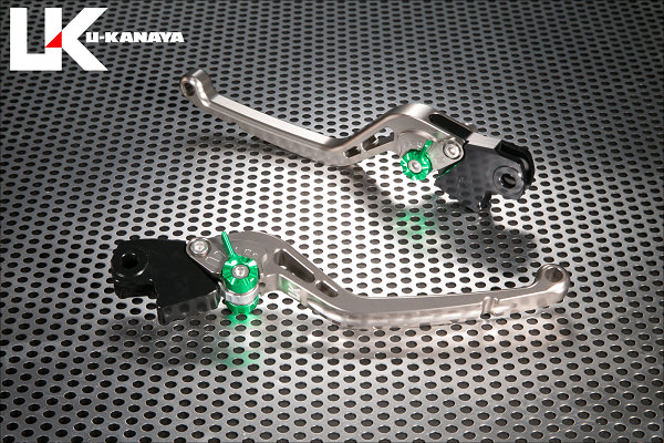スタンダードタイプ ロングアルミビレットレバーセット（チタンカラー） U-KANAYA BMW F800R（09年〜）