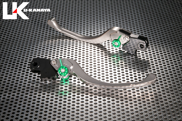 ツーリングタイプ アルミビレットレバーセット（チタンカラー） U-KANAYA BMW R1200GS（04〜12年）