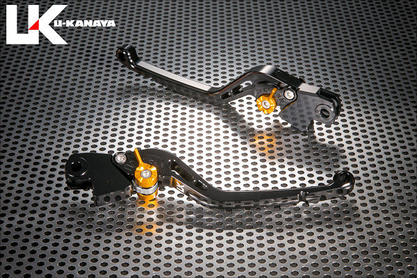 スタンダードタイプ ロングアルミビレットレバーセット（ブラック） U-KANAYA BMW R1200RT（10年〜）