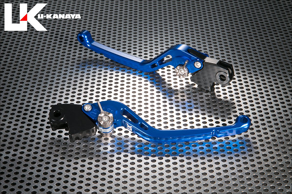 スタンダードタイプ ロングアルミビレットレバーセット（ブルー） U-KANAYA BMW R1200RT（10年〜）