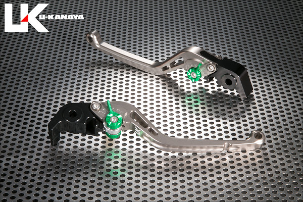 スタンダードタイプ ロングアルミビレットレバーセット（チタンカラー） U-KANAYA DUCATI 749/R（03〜06年）