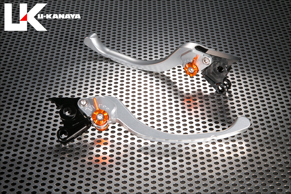 ツーリングタイプ アルミビレットレバーセット（シルバー） U-KANAYA DUCATI Monster796（11年〜）