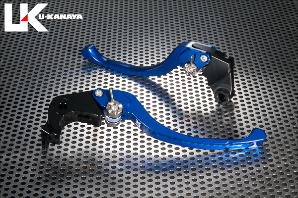ツーリングタイプ アルミビレットレバーセット（ブルー） U-KANAYA ZX-10R（16年〜）