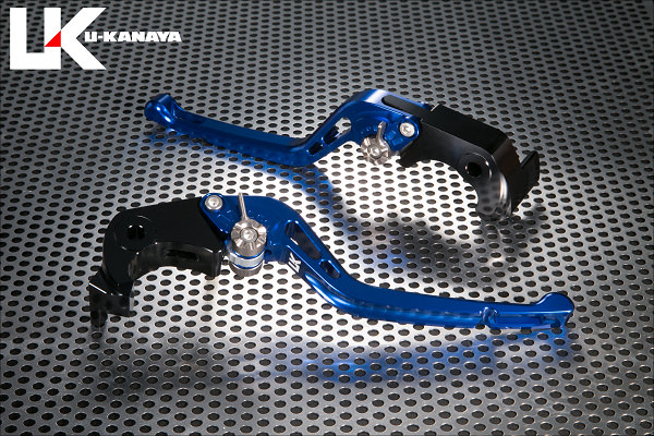 GPタイプ ロングアルミビレットレバーセット（ブルー） U-KANAYA ZX-14