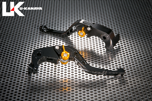 GPタイプ ショートアルミビレットレバーセット（ブラック） U-KANAYA ZX-14