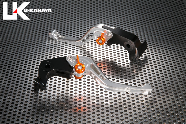 GPタイプ ショートアルミビレットレバーセット（シルバー） U-KANAYA ZX-14
