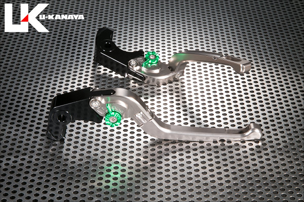 可倒式Rタイプ アルミビレットレバーセット（チタンカラー） U-KANAYA ZX-14