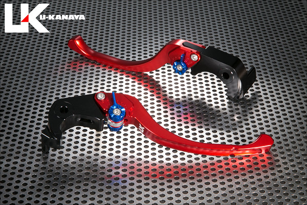 ツーリングタイプ アルミビレットレバーセット（レッド） U-KANAYA ZX-14