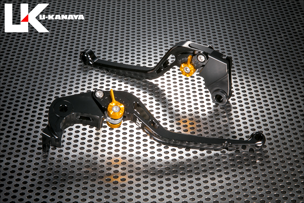 スタンダードタイプ ロングアルミビレットレバーセット ブラック U-KANAYA Z900RS