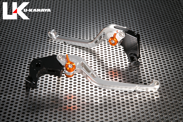 スタンダードタイプ ロングアルミビレットレバーセット シルバー U-KANAYA Z900RS