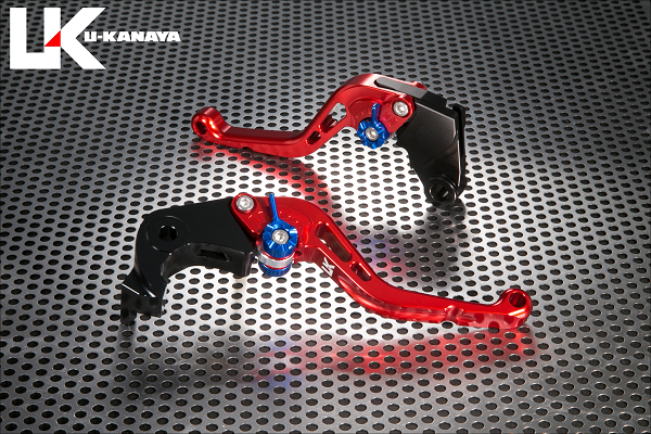 スタンダードタイプ ショートアルミビレットレバーセット レッド U-KANAYA Z900RS