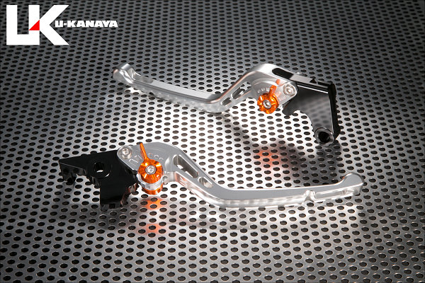 GPタイプ ロングアルミビレットレバーセット（シルバー） U-KANAYA GSR250/S