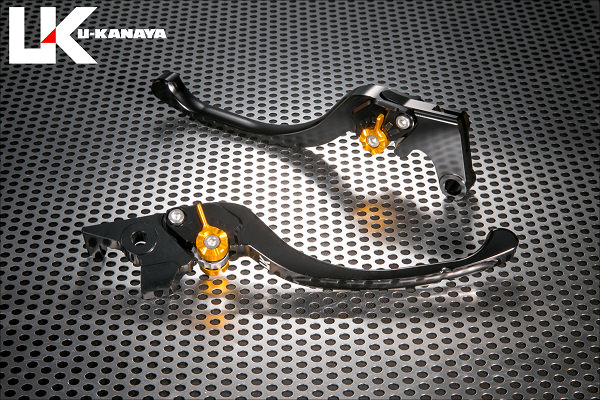 ツーリングタイプ アルミビレットレバーセット（ブラック） U-KANAYA GSR250F