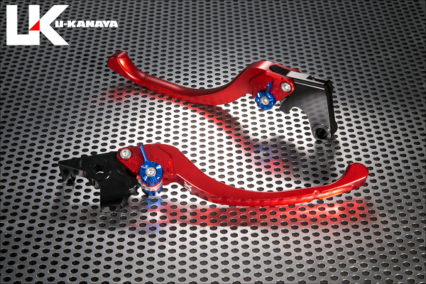 ツーリングタイプ アルミビレットレバーセット（レッド） U-KANAYA GSR250F