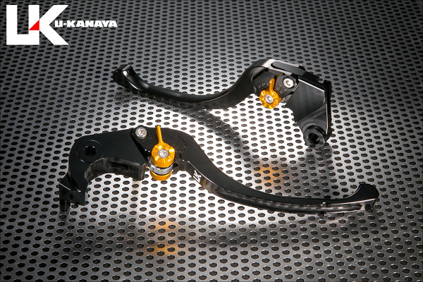 ツーリングタイプ アルミビレットレバーセット（ブラック） U-KANAYA GSX-R750（04〜05年）