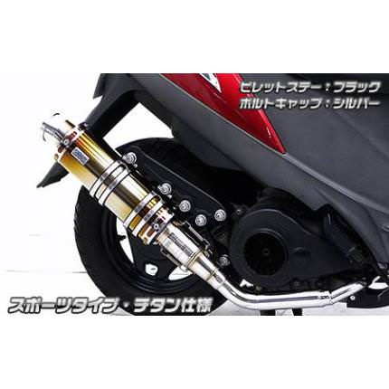 アニバーサリーマフラー スポーツタイプチタン仕様 ウイルズウィン（WirusWin）  アドレスV125S