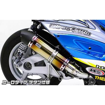 ショットマフラーユーロタイプチタン仕様 ウイルズウィン（WirusWin） シグナスX（CYGNUS-X）国内SE12J
