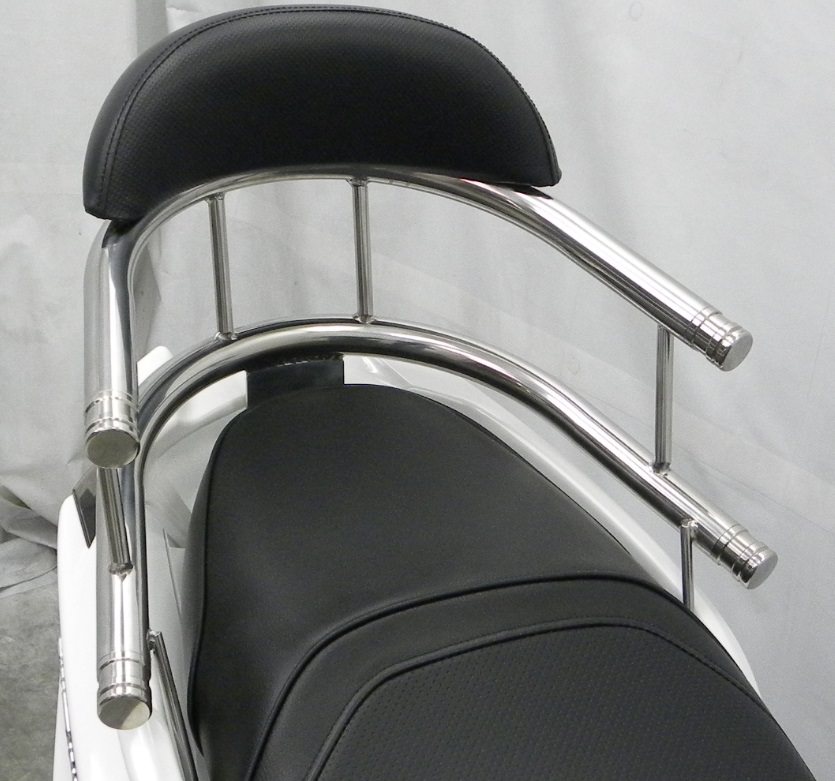 バックホールドタンデムバーエレガントタイプ ラージバックレスト ウイルズウィン（WirusWin） シグナスX（CYGNUS-X）4型