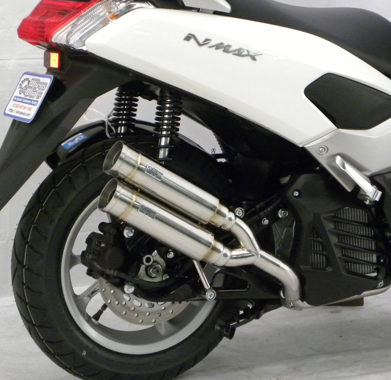 アトミックツインマフラー バズーカータイプ ウイルズウィン（WirusWin） NMAX（エヌマックス）2BJ-SED6J・EBJ-SE86J