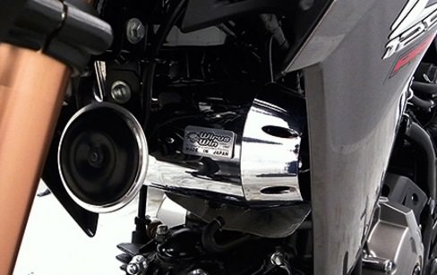 ブリーズタイプ エアクリーナーキット シルバーメッキ ウイルズウィン（WirusWin） Z125PRO（プロ）2BJ-BR125H