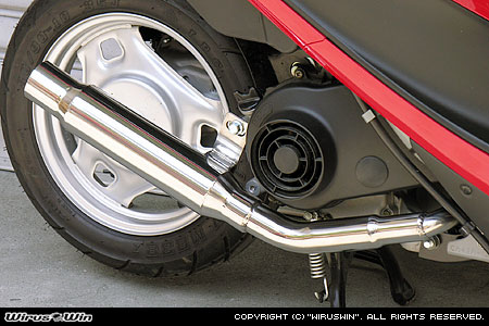 シャープマフラー ウイルズウィン（WirusWin） レッツ・レッツG（JBH-CA4AA）