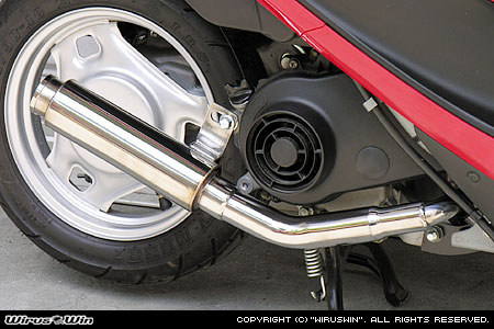 ロッドサイレンサーマフラー ウイルズウィン（WirusWin） レッツ・レッツG（JBH-CA4AA）