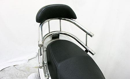 バックホールドタンデムバー エレガントタイプ バックレストサイズ ラージ ウイルズウィン（WirusWin） シグナスX（3型）SE44J（1YP）