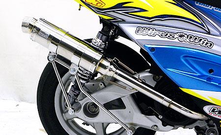 レーシングマフラーG ウイルズウィン（WirusWin） シグナスX（3型）台湾 SE465-1MS（O2センサー装着車）