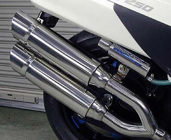 サイドバイサイドマフラー ポッパータイプ ウイルズウィン（WirusWin）スカイウェイブ（CJ43）