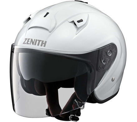 YJ-14 ZENITH（ゼニス） パールホワイト Mサイズ ジェットヘルメット 